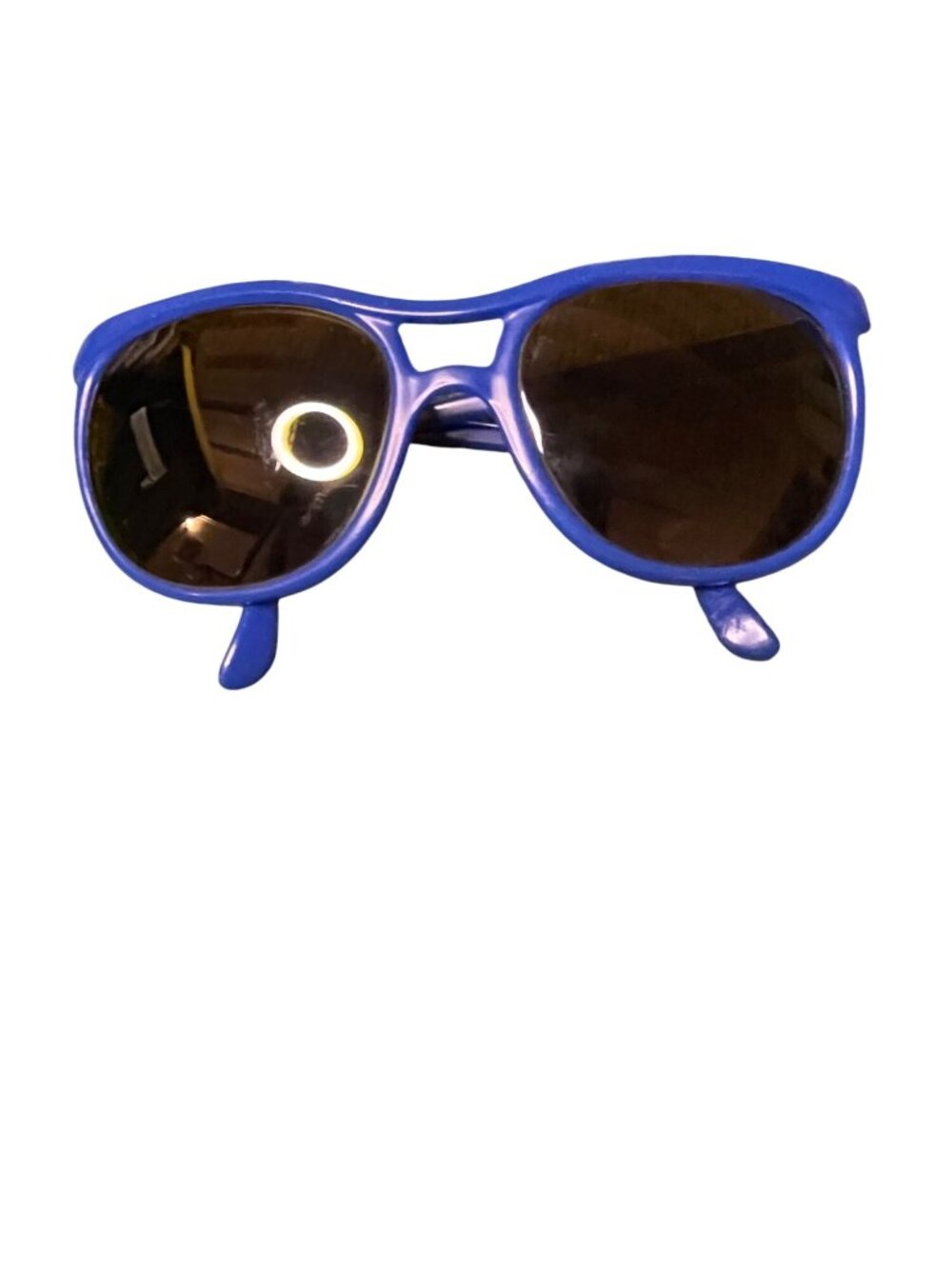 Vuarnet Blue Aviator Sunglasses With Brown Lenses Made In France Unisex